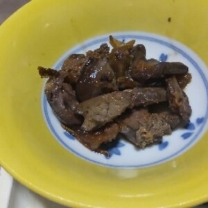 鶏レバーの甘辛煮